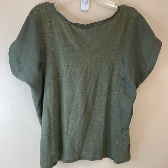 Linen| The Limited| Large| Olive Army Green| lightweight| basic - Picture 4 of 10